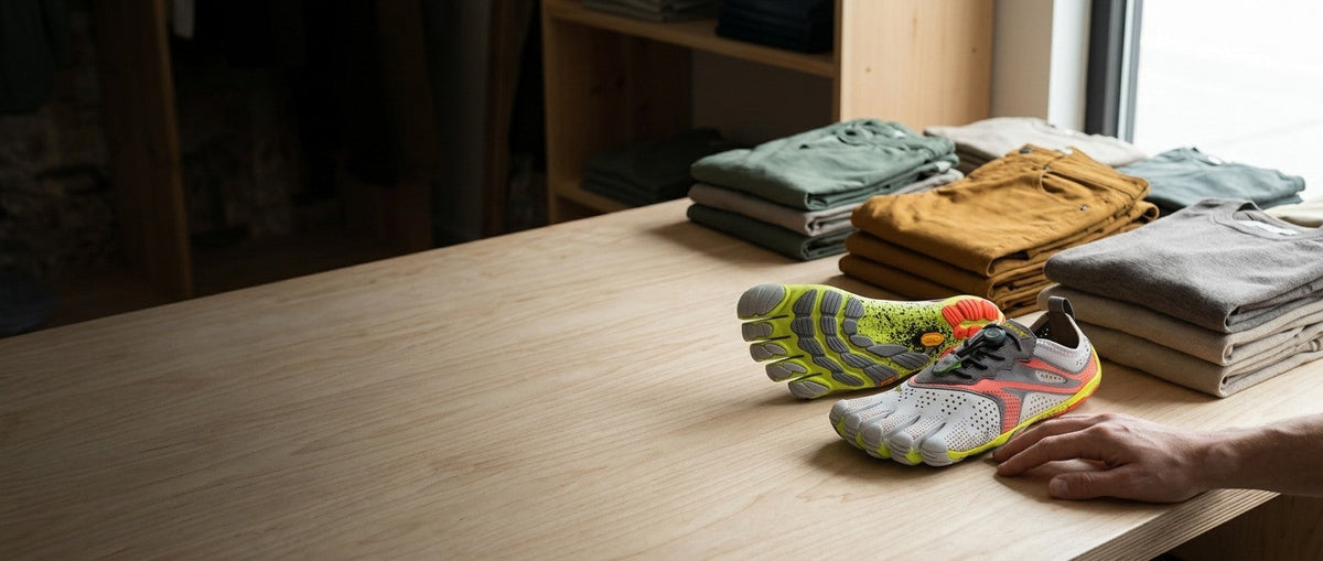 Zapatilla Vibram Fivefingers V-RUN Woman en color Oyster