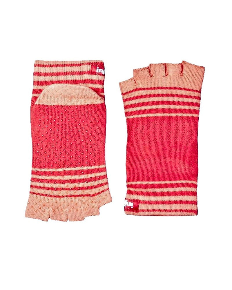 Calcetín con dedos Injinji Micro Coral, par visto desde arriba