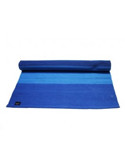 Cotton Yoga Mat Blue